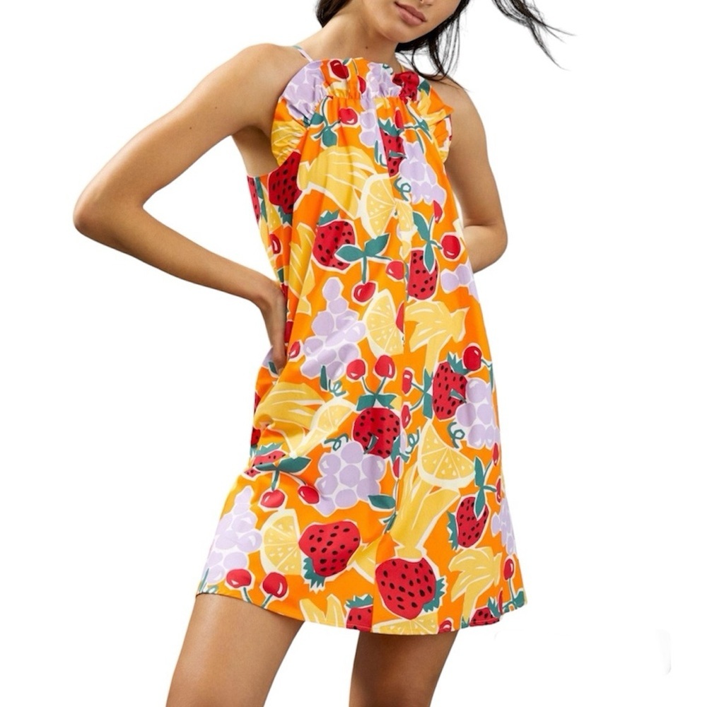 Anthropologie Corey Lynn Calter Tutti Frutti Tunic Dress Size XS